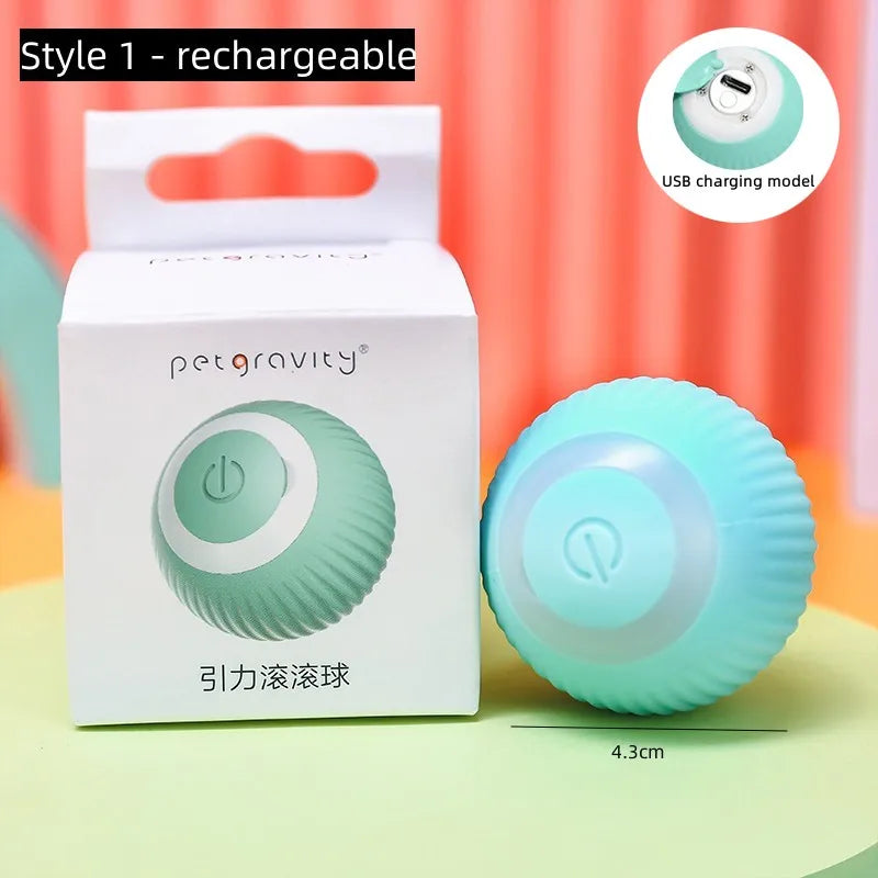 Automatic Electric Pet Ball Toy - BarkAvenueButique