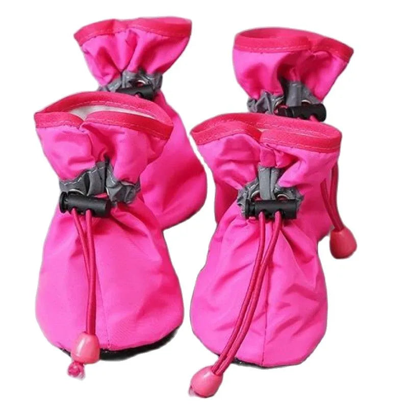 Pet Anti-slip Rain Boots Set - BarkAvenueButique