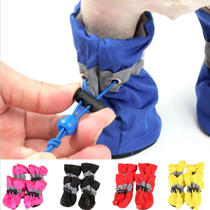 Pet Anti-slip Rain Boots Set - BarkAvenueButique