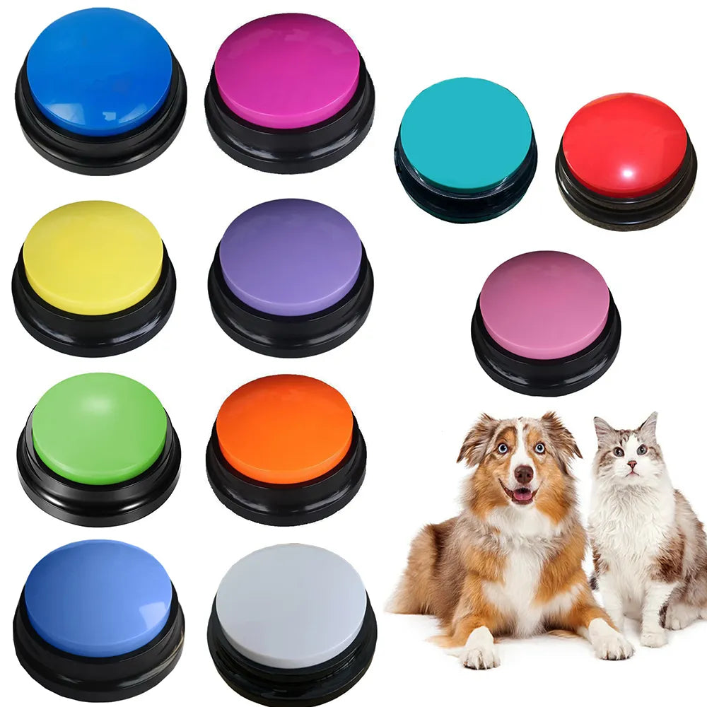 Portable Talking Pet Button Toy