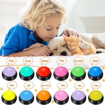 Portable Talking Pet Button Toy