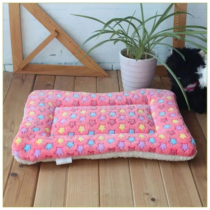 Cozy Flannel Pet Sleeping Bed